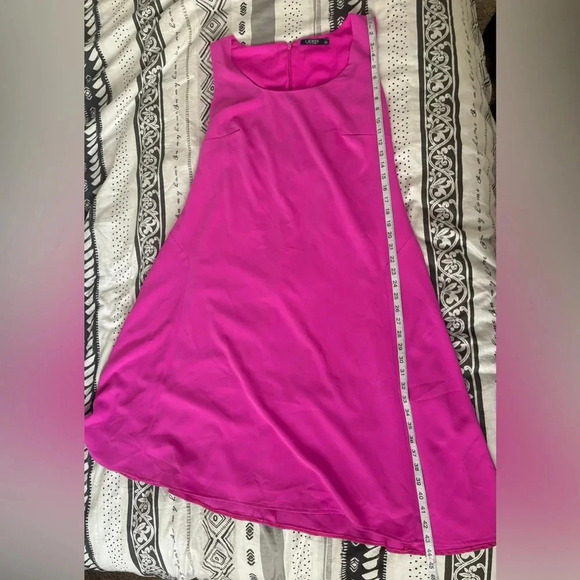 RALPH LAUREN SLEEVELESS KNEE LENGTH EXOTIC PIN SWING DRESS - M - Picture 10 of 10